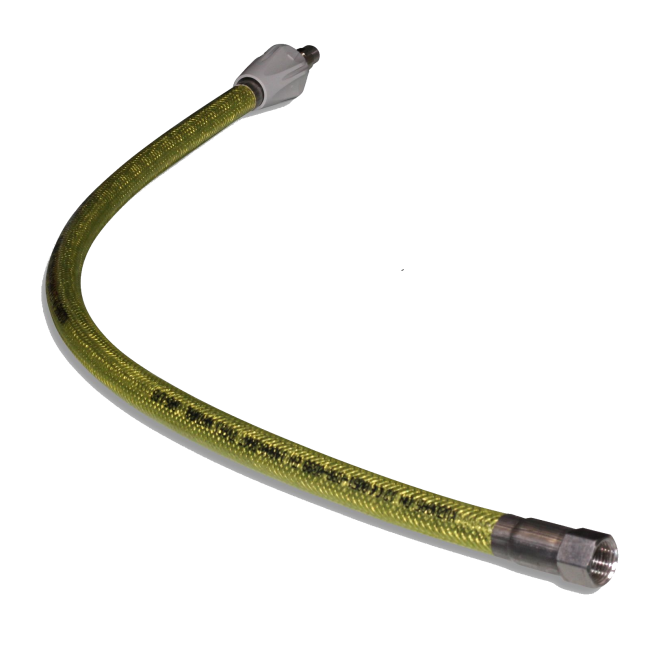 Big Dutchman Газовий шланг зі штекером NW12-1000 нерж 1/2" ВР у пласт. оболонці. 40-20-1662