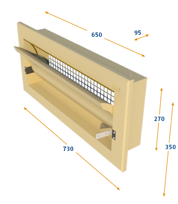 Приточный клапан TPI (145-VFG)