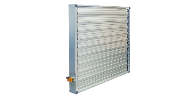 Blinds SMT36 including winch motor 230V Munters 60-21-1295