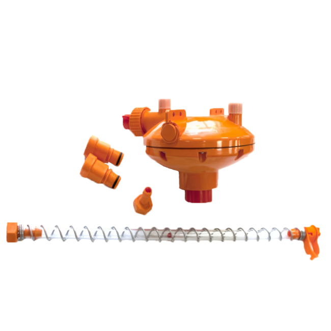 Water pressure regulator, with flushing device, Lubing (30-63-3650)