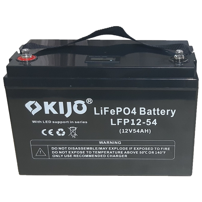 Kijo Літій-залізо-фосфатний акумулятор LiFePO4 bluetooth версія 12.8 В 50 А/г