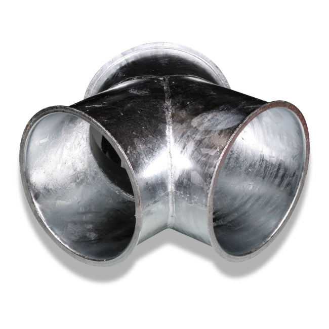 Y-образная ветвь 150x150x150 мм оцинкованная De Witte 25-16-3039