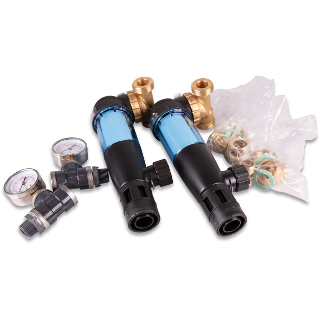 Return filter DUO FR II 1" with two pressure gauges Lubing (30-62-4025)