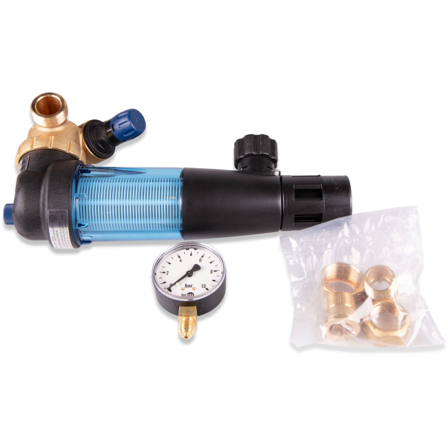 Редуктор з фільтром Duo DFRII 3/4", діапазон тиску 1,5-6 бар, Big Dutchman 30-61-3682