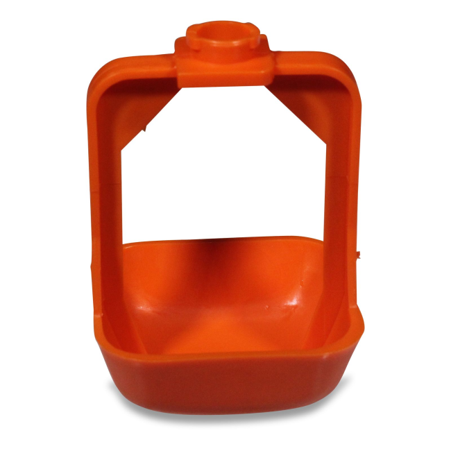 Чаша капельная оранжевая без NE зажима на трубу Lubing (30-00-3449)