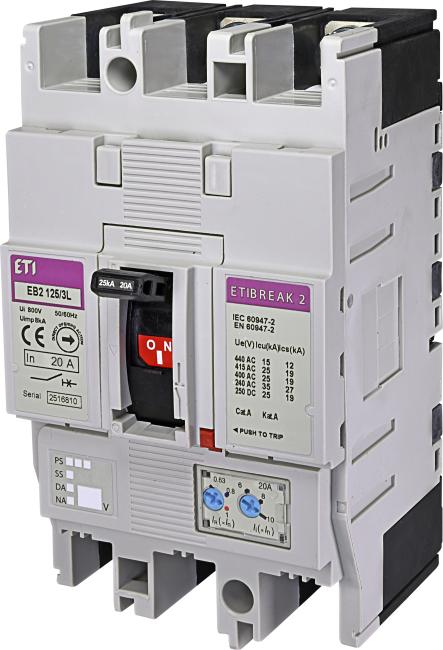 Circuit breaker, ETI, 20A (004671021)