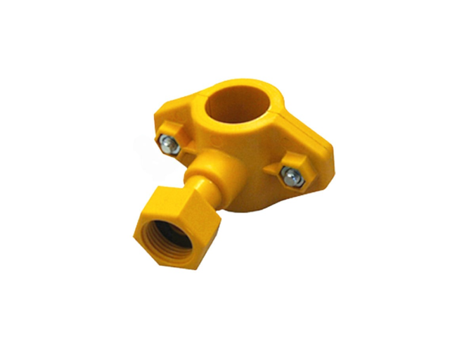 Хомут з накидною гайкою 1/2" для труби D.25 Lubing (4378-00)