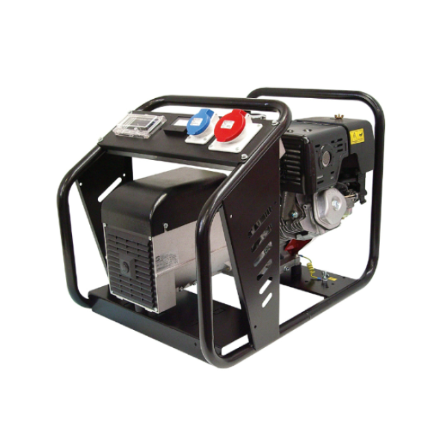 Бензиновий генератор, 6,5 кВт, Honda, 1ф, ручний старт, 96dB, 750x560x620, G7000HMP P