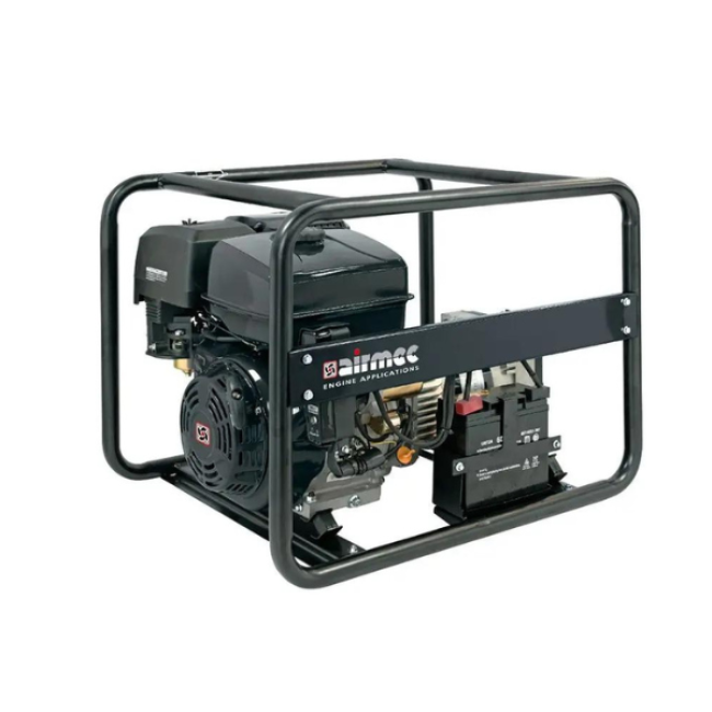 Gasoline generator Airmec, 6.5 kW, Loncin, 1f, Electric starter, 70dB, LS 6500 E AVR ATS, LS6500 E