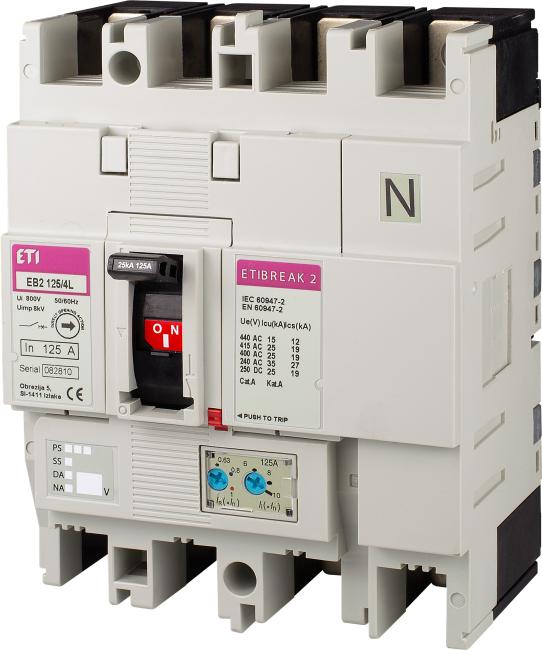 Автоматичний вимикач, ETI, 100A (004671031)