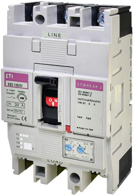 Автоматический выключатель, ETI, 20A (004671371)
