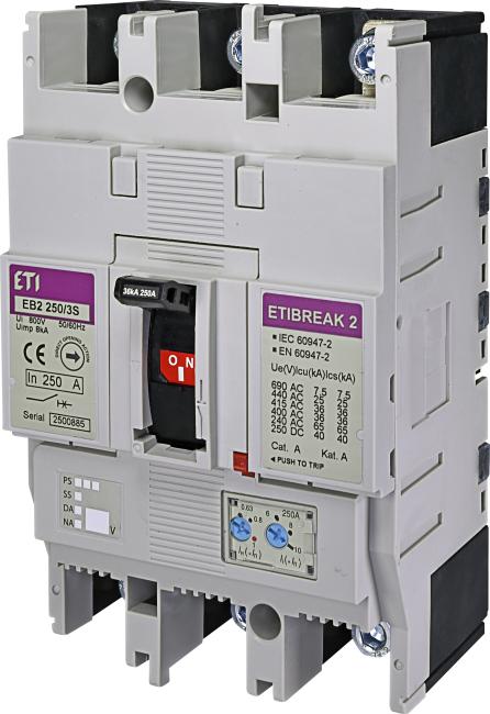 Circuit breaker, ETI, 250A (004671083)