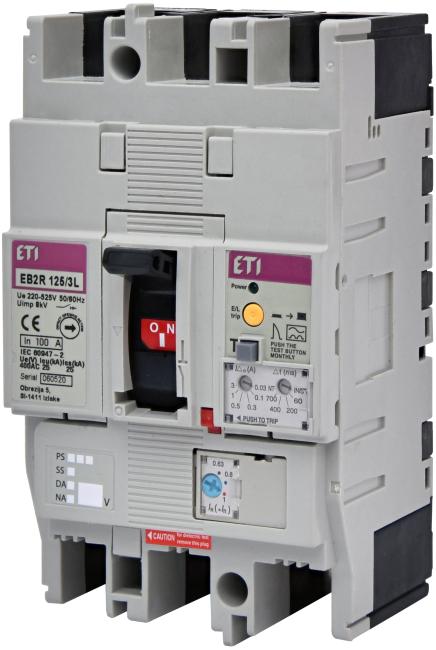 Circuit breaker, ETI, 100A (004671505)