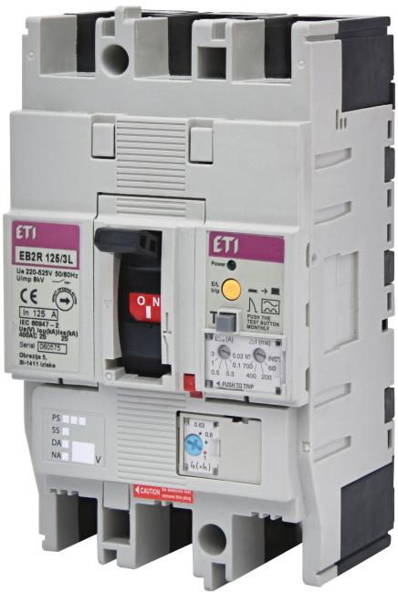 Автоматичний вимикач, ETI, 125A (004671506)