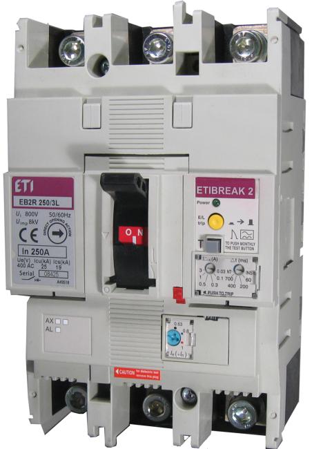 Circuit breaker, ETI, 250A (004671582)