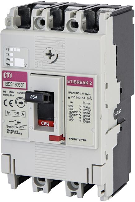 Circuit breaker, ETI, 25A (004671829)