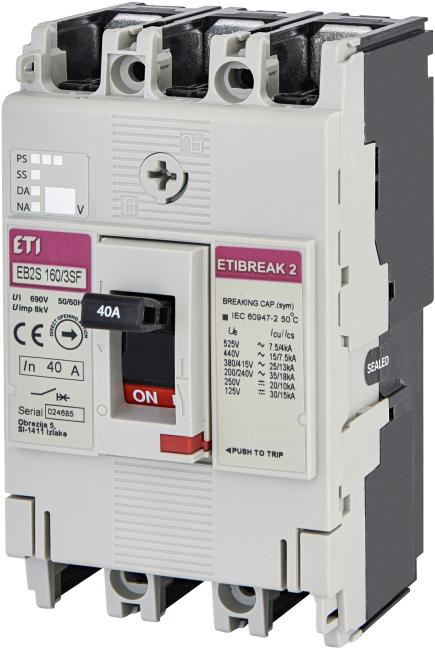 Автоматичний вимикач, ETI, 40A (004671831)