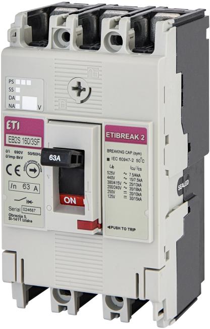 Circuit breaker, ETI, 63A (004671833)