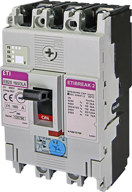 Circuit breaker, ETI, 125A (004671904)