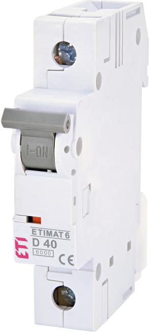 ETI Circuit breaker ETIMAT 6 1p+N (1 mod.) B 10A 002191102