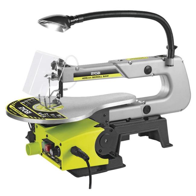 Лобзик стационарный Ryobi RSW1240G 125Вт 550-1700об/мин ход 20мм режущая способность 405мм 12кг 5133002860