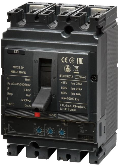 Circuit breaker, ETI, 160A (004673055)
