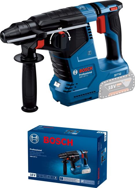 Перфоратор аккумуляторный Bosch GBH 187-LI SDS-Plus 18В 2.4Дж 2.9кг без АКБ и ЗП 0.611.923.020