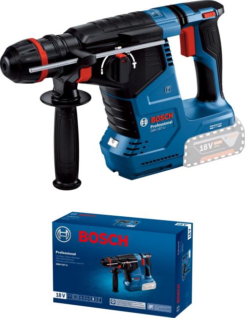 Cordless hammer drill Bosch GBH 187-LI SDS-plus 18V 2.4J 3kg without battery and charger 0.611.923.120