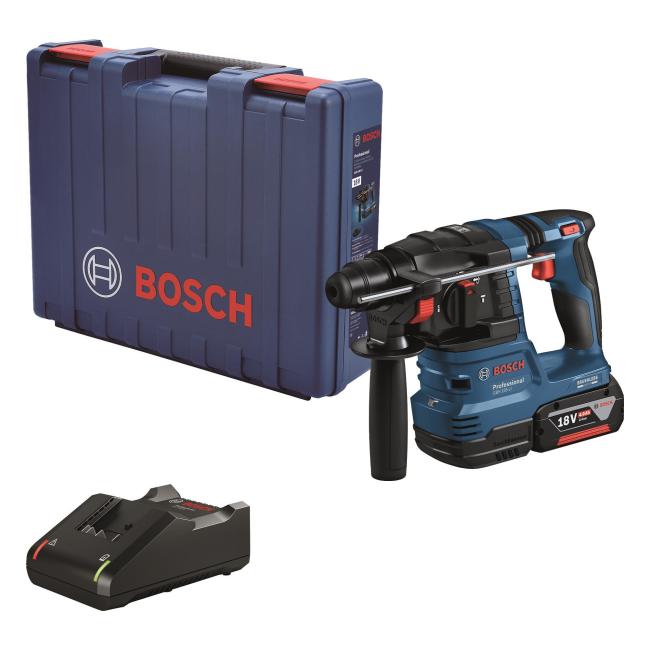 Перфоратор аккумуляторный Bosch GBH 185-LI SDS-Plus 18В акб 1х4А·час 1.9Дж 2.3кг 0.611.924.022