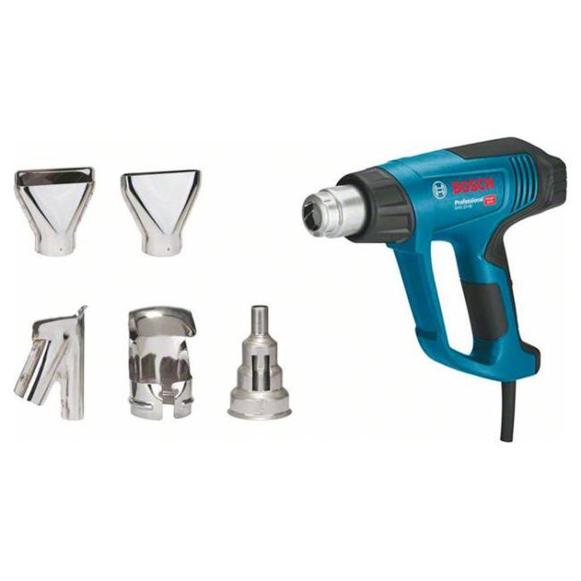 Фен строительный Bosch GHG 23-66 +АС 2300Вт 50-650°C 150 -500л·мин 0.89кг 0.601.2A6.301