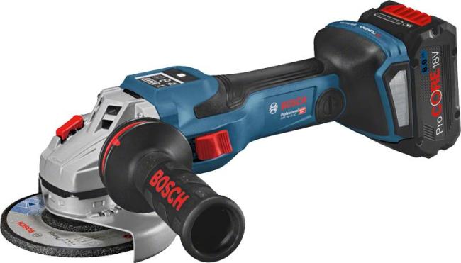 Шліфмашина кутова акумуляторна Bosch GWX 18V-15 SC X-LOCK 125мм 18В 3400-11000об·хв Bluetooth 2.3кг кейс без АКБ та ЗП 0.601.9H6.100