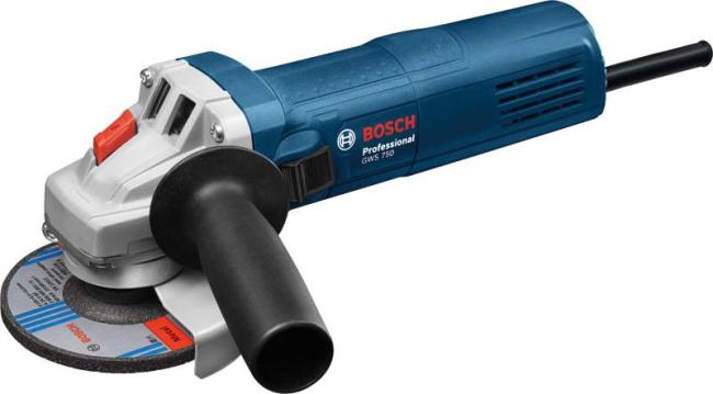 Шліфмашина кутова Bosch GWS 750-125 125мм 750Вт 11000об·хв 1.8кг 0.601.394.001