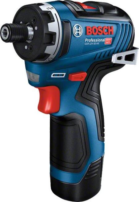 Cordless screwdriver-drill Bosch GSR 12V-35 HX 12V 2x3.0A·h 20·35Nm 460·1750rpm 0.57kg 0.601.9J9.101