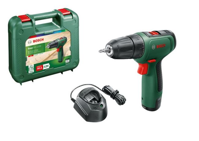 Шуруповерт-дрель аккумуляторная Bosch EasyDrill 1200 12В 1х1.5А·час 30Нм 0-400·1500об·мин 0.94кг кейс 0.603.9D3.006