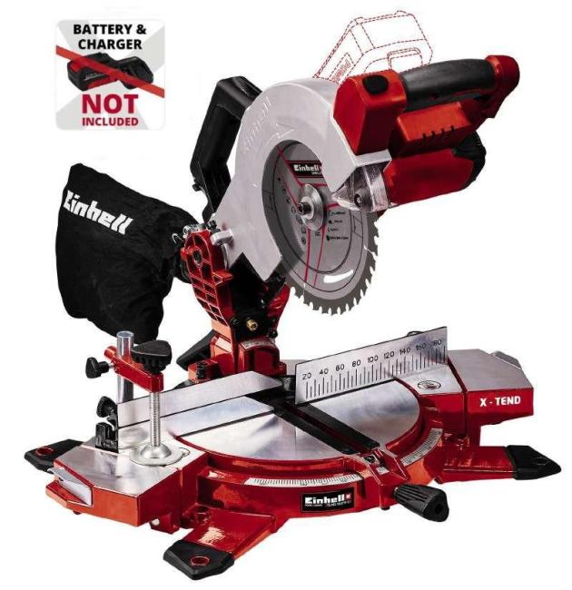 Miter saw Einhell TE-MS 18/210LI - Solo cordless PXC 18V disc 210x30mm 7kg LED laser without battery and charger 4300890