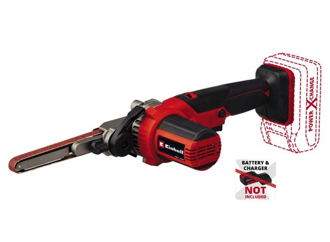 Cordless band file Einhell TE-BF 18 Li - Solo PX, 18V 2 attachments 9/13mm 250-1700m/min 457mm bag 1.13kg without battery and charger 4461000