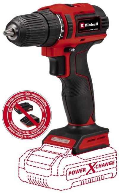 Cordless impact screwdriver-drill Einhell TE-CD 18·40 Li BL - Solo PXC 18V 40Nm 0-350·0-1400rpm 1.19kg without battery and charger 4513997