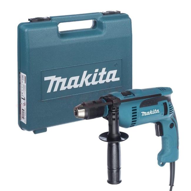 Дриль ударний Makita HP1641K 680Вт ШЗП 13мм 0-2.800об·хв 2кг HP1641K
