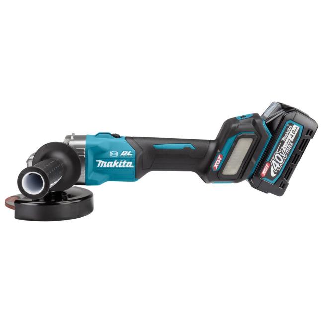 Cordless angle grinder Makita GA023GM201 125mm XGT 36V 2x4A·h 3000-8500rpm 3.3kg GA023GM201