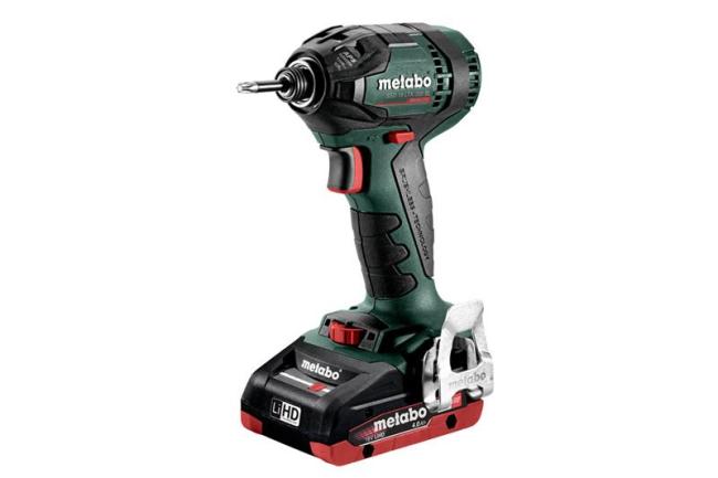 Cordless impact screwdriver Metabo SSD 18 LTX 200 BL 18V battery 2x4A·h 2900rpm 200Nm 0.94kg 602396800