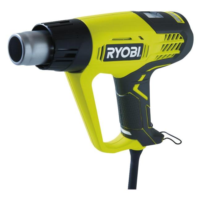 Construction hair dryer Ryobi EHG2020LCD 2000W 50-650°C 250/500l·min LCD display 0.8kg 5133001730