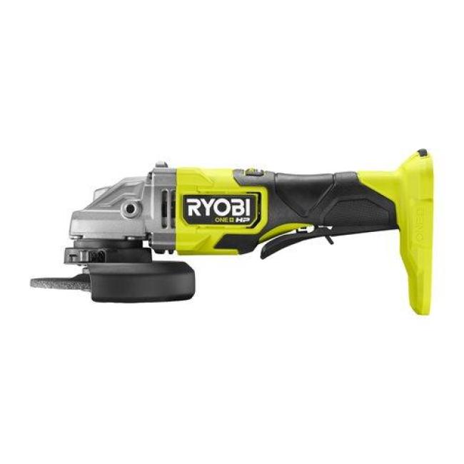 Шліфмашина кутова акумуляторна Ryobi ONE+ НР RAG18X-0 125мм 18В 9200об·хв безщіткова 2.1кг без АКБ та ЗП 5133005011