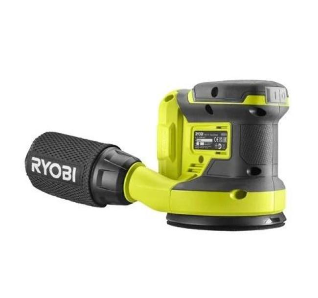 Шлифмашина эксцентриковая аккумуляторная Ryobi ONE+ RROS18-0 18В 125мм орбита 2.5мм 1.2кг без АКБ и ЗП 5133005393