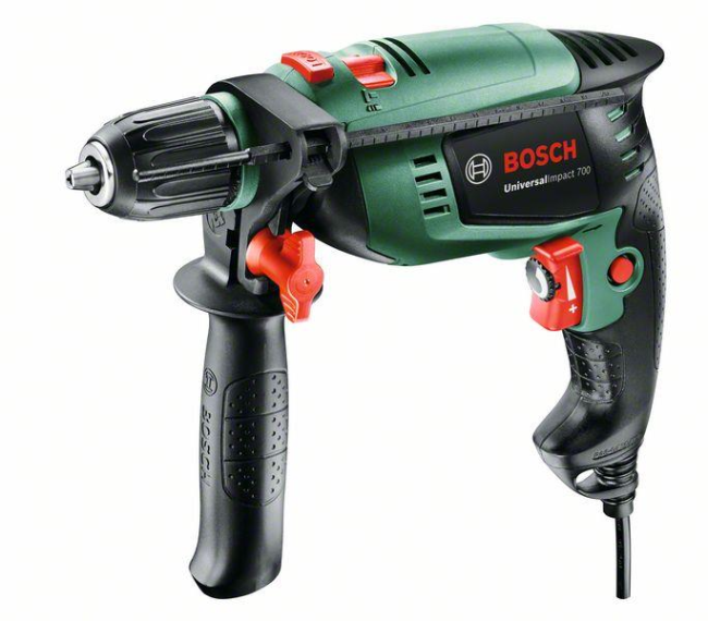Дриль ударний Bosch UniversalImpact 700 700Вт ШЗП 13мм 3000об·хв 1.6кг 0.603.131.020