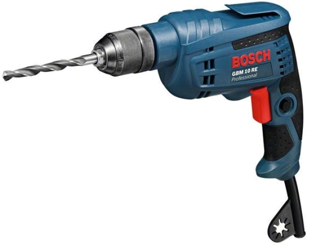 Дриль Bosch GBM 10 RE 600Вт ШЗП 1-10мм 2600об·хв 1.7кг 0.601.473.600
