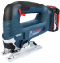 Bosch GST 185-LI cordless jigsaw 18V 2x4A·h 3500rpm stroke 26mm 2kg case 0.601.5B3.024
