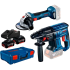 Набір із двох акумуляторних інструментів Bosch 18В перфоратор GBH 180-LI шліфмашина кутова GWS 180-LI акб 2х4А·год сумка 0.615.990.N05