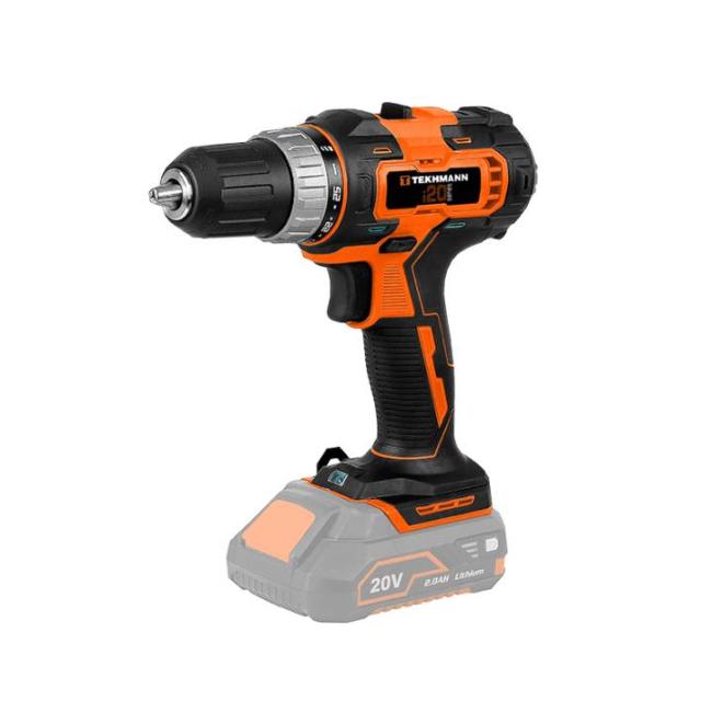 Шурупокрут-дриль акумуляторний Tekhmann TCD-35/i20 20В 35Нм 0-400·1400об·хв без АКБ та ЗП 873404