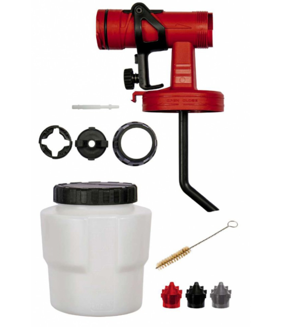 Einhell spray gun kit 800ml tank+head+3 nozzles 4260003