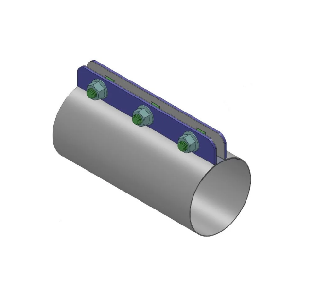 З'єднувач для труб 3 гвинти Monoflo (40050-63-150-NR)